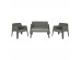 ΣΕΤ ΣΑΛΟΝΙ ΕΞ.ΧΩΡΟΥ 4ΤΜΧ SLEEK HM21268.05 DARK OLIVE GREEN ΠΟΛΥΠΡΟΠΥΛΕΝΙΟ