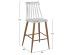 ΣΚΑΜΠΟ ΜΠΑΡ VANESSA HM9300.01 ΛΕΥΚΟ ΜΕΣΑΙΟΥ ΥΨΟΥΣ 43x45x97Υεκ.