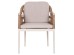 ΠΟΛΥΘΡΟΝΑ BOXER HM6556.02 ΑΛΟΥΜΙΝΙΟ & ΜΑΞΙΛΑΡΙΑ ΜΠΕΖ-TWIST WICKER 61x59x78,5Yεκ
