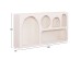 ΡΑΦΙ ΤΟΙΧΟΥ ΣΕΙΡΑ SANTORINI HM18063.01 MDF ΣΕ ΥΠΟΛΕΥΚΟ 120x18x60Υεκ.