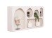 ΡΑΦΙ ΤΟΙΧΟΥ ΣΕΙΡΑ SANTORINI HM18063.01 MDF ΣΕ ΥΠΟΛΕΥΚΟ 120x18x60Υεκ.