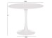 ΤΡΑΠΕΖΙ ΣΤΡΟΓΓΥΛΟ BROLIN HM18141.01 MDF TOP-ΒΑΣΗ ΜΕΤΑΛΛΙΚΗ--ΛΕΥΚΟ Φ90x73Υεκ