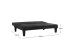 ΚΑΝΑΠΕΣ ΚΡΕΒΑΤΙ 3Θ HM3002.02 ΜΑΥΡΟΣ PU ΜΕ ΓΑΖΙΑ 186x90x82