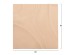 ΠΙΝΑΚΑΣ ΤΕΤΡΑΓΩΝΟΣ ΣΕΙΡΑ SANTORINI HM4520 MDF ΣΕ ΜΠΕΖ ΧΡΩΜΑ 80x4(πάχος)x80Υεκ.