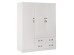 ΝΤΟΥΛΑΠΑ 3ΦΥΛΛΗ CARLY HM384.05 ΜΕ ΔΥΟ ΣΥΡΤΑΡΙΑ ΛΕΥΚΗ 150X55Χ180Υεκ.