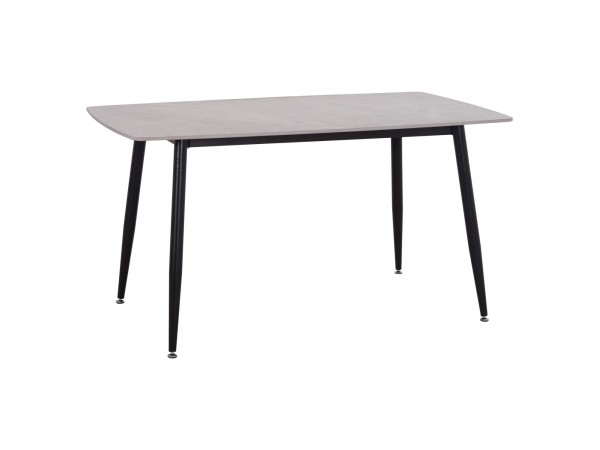 ΤΡΑΠΕΖΙ RAVEN HM18149.13 ΚΕΡΑΜΙΚΟ TOP ΜΕ ΟΨΗ ΓΚΡΙ ΜΑΡΜΑΡΟ 140x80x74Υεκ.