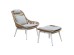ΠΟΛΥΘΡΟΝΑ LOUNGE ΜΕ ΥΠΟΠΟΔΙΟ REMVAZZO HM6561.02 ΑΛΟΥΜΙΝΙΟ ΜΠΕΖ--WICKER 89x94x98Υεκ ΠΟΛΥΘΡΟΝΑ LOUNGE ΜΕ ΥΠΟΠΟΔΙΟ REMVAZZO HM6561.02 ΑΛΟΥΜΙΝΙΟ ΜΠΕΖ--WICKER 89x94x98Υεκ