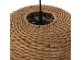 ΦΩΤΙΣΤΙΚΟ ΟΡΟΦΗΣ ΚΡΕΜΑΣΤΟ HM4340 PAPER ROPE ΜΠΕΖ-ΜΑΥΡΟ ΜΕΤΑΛΛΟ-Φ26x40-120Υεκ.