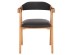 ΠΟΛΥΘΡΟΝΑ RIMINI HM9867.02 ΞΥΛΟ TEAK ΦΥΣΙΚΟ-ΜΑΥΡΟ ΣΧΟΙΝΙ & PU ΚΑΘΙΣΜΑ 60x61x76Υεκ.