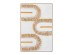 ΠΙΝΑΚΑΣ 3D HM4537.02 ΜΕ ΚΟΡΝΙΖΑ ΜΠΕΖ-ΚΑΜΒΑΣ ΛΕΥΚΟΣ-ΧΕΙΡΟΠΟΙΗΤΟΣ 80x3,5x120Υεκ.