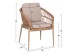 ΠΟΛΥΘΡΟΝΑ ΑΛΟΥΜΙΝΙΟΥ GALDIN HM6272.03 ΚΑΠΟΥΤΣΙΝΟ-P.E.RATTAN-ΜΠΕΖ ΥΦΑΣΜΑ 65x60x76Υεκ