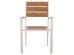 ΠΟΛΥΘΡΟΝΑ ΑΛΟΥΜΙΝΙΟΥ SAGA HM5981.04 ΣΑΜΠΑΝΙ-POLYWOOD ΣΕ ΦΥΣΙΚΟ 55x55x86Υεκ.