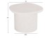 ΤΡΑΠΕΖΙ ΣΑΛΟΝΙΟΥ ΟΒΑΛ ΣΕΙΡΑ SANTORINI HM18054 MDF ΣΕ ΥΠΟΛΕΥΚΟ ΧΡΩΜΑ 54x54,5x40Υεκ