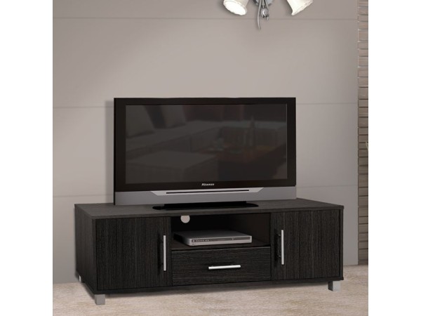 ΕΠΙΠΛΟ ΤΗΛΕΟΡΑΣΗΣ MACIE ΜΕΛΑΜΙΝΗΣ HM2203.01 ZEBRANO 120x40x39Y εκ.