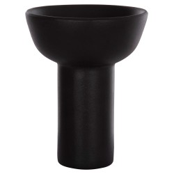ΕΠΙΤΡΑΠΕΖΙΟ ΚΕΡΑΜΙΚΟ ΔΙΑΚΟΣΜΗΤΙΚΟ ELENDIL HM4603.02 ΜΑΥΡΟ ΜΑΤ Φ20x26.5Υεκ