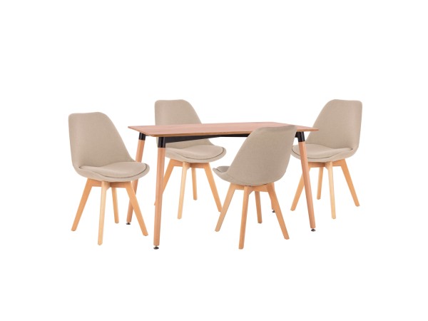 ΣΕΤ ΤΡΑΠΕΖΑΡΙΑΣ 5ΤΜΧ VEGAS HM21180 MDF TOP ΣΕ ΦΥΣΙΚΟ--ΥΦΑΣΜΑ ΜΠΕΖ ΣΕΤ ΤΡΑΠΕΖΑΡΙΑΣ 5ΤΜΧ VEGAS HM21180 MDF TOP ΣΕ ΦΥΣΙΚΟ--ΥΦΑΣΜΑ ΜΠΕΖ