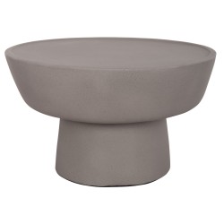 ΤΡΑΠΕΖΙ ΣΑΛΟΝΙΟΥ PIRSON HM18155.03 FIBER CEMENT ΣΕ ΓΚΡΙ--Φ60x36Υεκ.