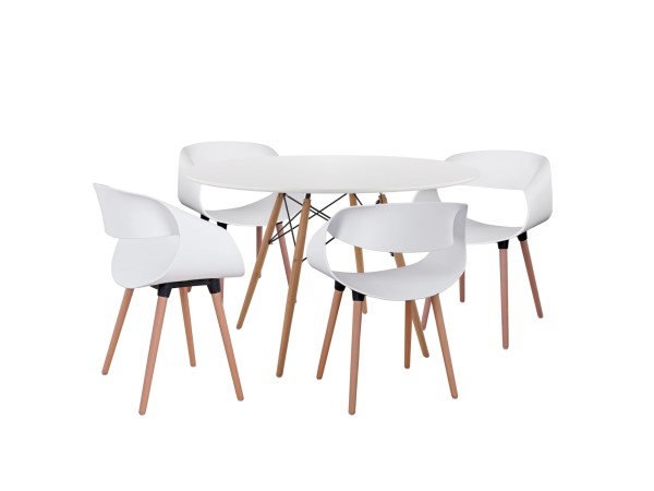 ΣΕΤ ΤΡΑΠΕΖΑΡΙΑΣ 5ΤΜΧ MAGGIE HM21186 MDF TOP & ΠΟΛΥΠΡΟΠΥΛΕΝΙΟ ΣΕ ΛΕΥΚΟ ΧΡΩΜΑ ΣΕΤ ΤΡΑΠΕΖΑΡΙΑΣ 5ΤΜΧ MAGGIE HM21186 MDF TOP & ΠΟΛΥΠΡΟΠΥΛΕΝΙΟ ΣΕ ΛΕΥΚΟ ΧΡΩΜΑ