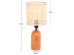 ΕΠΙΤΡΑΠΕΖΙΟ ΦΩΤΙΣΤΙΚΟ LYKTUR HM4709 ΜΠΕΖ ΚΑΠΕΛΟ WICKER-ΞΥΛΙΝΗ ΒΑΣΗ Φ15,5x35,5Υεκ.