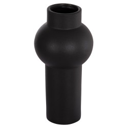 ΕΠΙΤΡΑΠΕΖΙΟ ΚΕΡΑΜΙΚΟ ΔΙΑΚΟΣΜΗΤΙΚΟ SCEPTER HM4605.02 ΜΑΥΡΟ ΜΑΤ Φ15x30Υ εκ.
