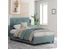 ΚΡΕΒΑΤΙ DOLORES LIGHT GREEN HM648.27 ΓΙΑ ΣΤΡΩΜΑ 120x200 εκ.