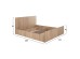 ΣΕΤ ΚΡΕΒΑΤΟΚΑΜΑΡΑΣ 5ΤΜΧ ADLER HM11758 ΜΕΛΑΜΙΝΗ SONAMA OAK-ΓΙΑ ΣΤΡΩΜΑ 160x200εκ