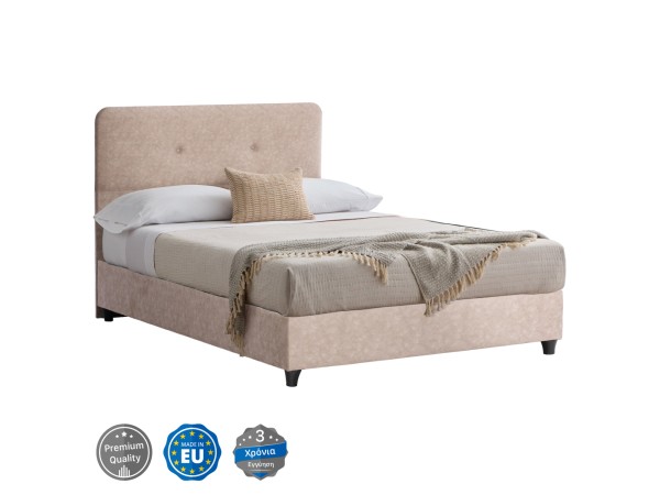 ΚΡΕΒΑΤΙ HM648.22 DOLORES, ΜΠΕΖ ΥΦΑΣΜΑ τ.NUBUCK, 120x200 εκ. ΚΡΕΒΑΤΙ HM648.22 DOLORES, ΜΠΕΖ ΥΦΑΣΜΑ τ.NUBUCK, 120x200 εκ.