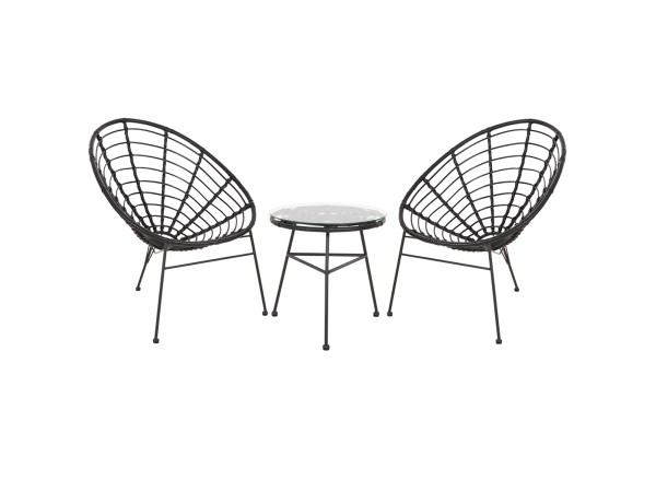 ΣΕΤ ΕΞΩΤΕΡΙΚΟΥ ΧΩΡΟΥ 3ΤΜΧ ALLEGRA HM21047.12 ΜΑΥΡΟ ΣΥΝΘ.RATTAN & ΜΕΤΑΛΛΟ ΣΕΤ ΕΞΩΤΕΡΙΚΟΥ ΧΩΡΟΥ 3ΤΜΧ ALLEGRA HM21047.12 ΜΑΥΡΟ ΣΥΝΘ.RATTAN & ΜΕΤΑΛΛΟ