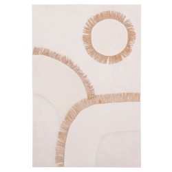 ΠΙΝΑΚΑΣ ΟΡΘΟΓΩΝΙΟΣ ΣΕΙΡΑ SANTORINI HM4531 MDF ΥΠΟΛΕΥΚΟ-ΔΙΑΚΟΣΜΗΣΗ ΜΠΕΖ 80x4,5(πάχος)x120Υεκ.