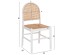 ΚΑΡΕΚΛΑ ΑΠΟ ΟΞΙΑ ΣΕ ΛΕΥΚΟ-RATTAN ΜΠΕΖ HM9407.03 43x50x87Yεκ.