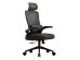 ΚΑΡΕΚΛΑ ΓΡΑΦΕΙΟΥ KESI HM1222.01 ΜΑΥΡO MESH & PP 52x50x122Υεκ.