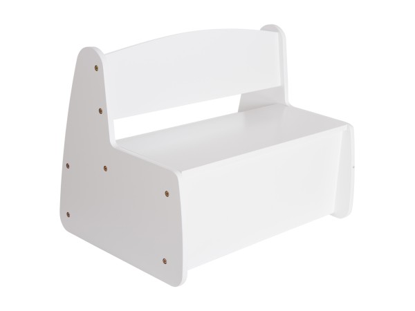 ΠΑΓΚΑΚΙ ΠΑΙΔΙΚΟ ΜΕ ΑΠΟΘ.ΧΩΡΟ RICKI HM18342.03 MDF & ΚΟΝΤΡΑΠΛΑΚΕ ΛΕΥΚΟ 63x43x47Υεκ