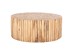 ΤΡΑΠΕΖΙ ΣΑΛΟΝΙΟΥ ΣΤΡΟΓΓΥΛΟ COOTER HM9862 ΚΛΑΔΙΑ TEAK-ΦΥΣΙΚΟ Φ100x40Υεκ.