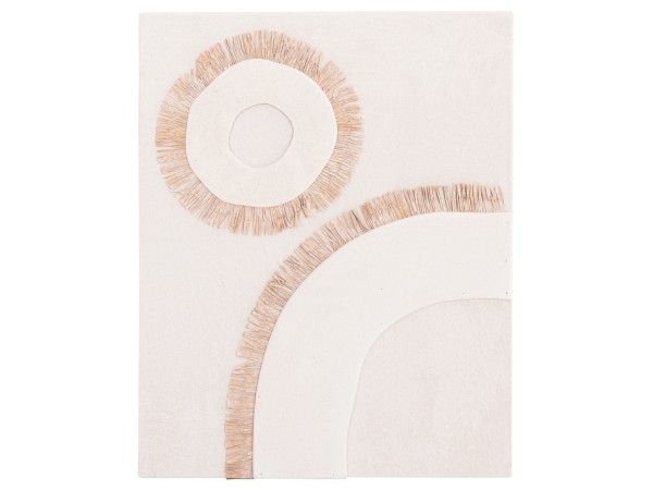 ΠΙΝΑΚΑΣ ΟΡΘΟΓΩΝΙΟΣ ΣΕΙΡΑ SANTORINI HM4534 MDF ΥΠΟΛΕΥΚΟ ΧΡΩΜΑ-ΔΙΑΚΟΣΜΗΣΗ ΜΠΕΖ 48x4,5(πάχος)x60Υεκ.