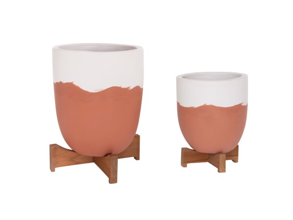 ΓΛΑΣΤΡΕΣ ΣΕΤ 2ΤΜΧ SEON HM4686.08 TERRACOTTA ΣΕ ΛΕΥΚΟ & ΤΕΡΑΚΟΤΑ--TEAK ΒΑΣΗ ΓΛΑΣΤΡΕΣ ΣΕΤ 2ΤΜΧ SEON HM4686.08 TERRACOTTA ΣΕ ΛΕΥΚΟ & ΤΕΡΑΚΟΤΑ--TEAK ΒΑΣΗ