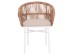 ΠΟΛΥΘΡΟΝΑ ΑΛΟΥΜΙΝΙΟΥ ORIN HM6265.02 ΛΕΥΚΗ-P.E.RATTAN ΦΥΣΙΚΟ-ΜΠΕΖ ΜΑΞΙΛΑΡΙΑ 58x61x75Υ