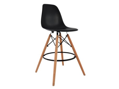 ΣΚΑΜΠΟ ΜΠΑΡ RENATA HM0173.02 ΜΑΥΡΟ 47x50x108Υ εκ.