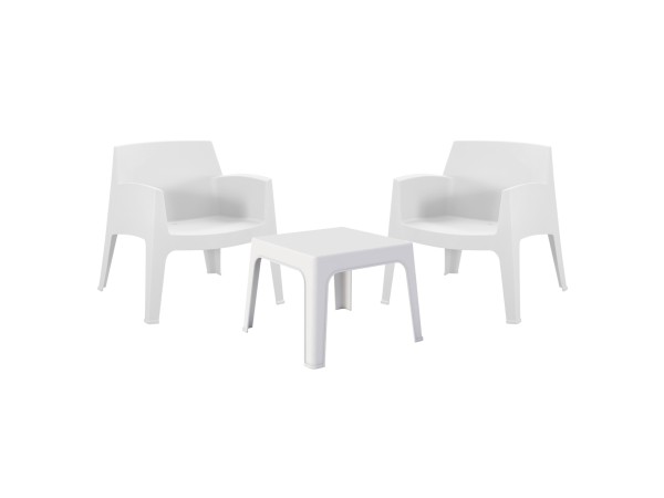 ΣΕΤ LOUNGE 3ΤΜΧ SLEEK HM21274.01 ΛΕΥΚΟ ΠΟΛΥΠΡΟΠΥΛΕΝΙΟ ΣΕΤ LOUNGE 3ΤΜΧ SLEEK HM21274.01 ΛΕΥΚΟ ΠΟΛΥΠΡΟΠΥΛΕΝΙΟ