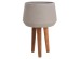 ΓΛΑΣΤΡΑ ΕΣΩΤ.ΧΩΡΟΥ QUAN HM4680.03L FIBER CEMENT ΓΚΡΙ--ΒΑΣΗ TEAK Φ38x62Υεκ