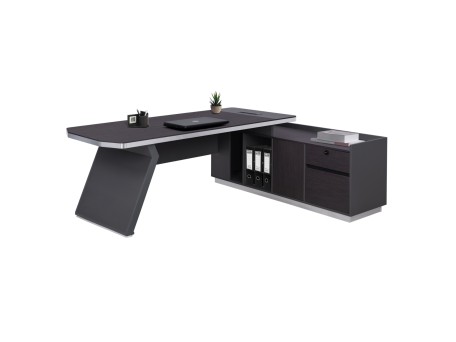 ΓΡΑΦΕΙΟ ΕΠΑΓΓΕΛΜΑΤΙΚΟ ΔΕΞΙΑ ΓΩΝΙΑ ROSEWOOD HM2084R 220X180X76Υ εκ.