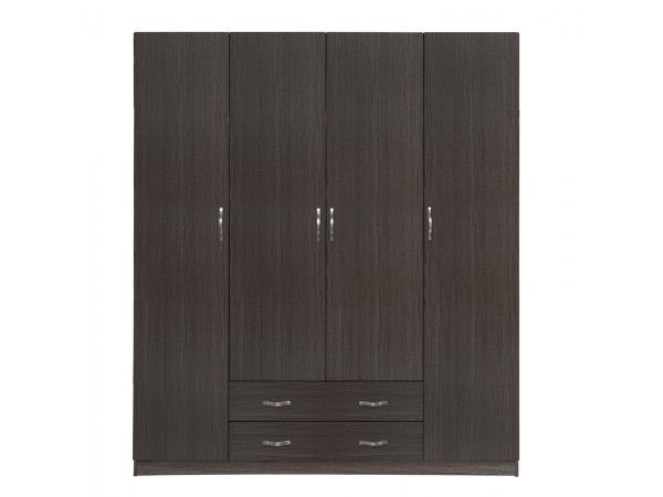 ΝΤΟΥΛΑΠΑ 4ΦΥΛΛΗ ΜΕ 2 ΣΥΡΤΑΡΙΑ AZALEA 200x55.5x180Υ εκ. HM353.01 ZEBRANO