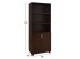 ΒΙΒΛΙΟΘΗΚΗ ΓΡΑΦΕΙΟΥ VANCE ΕΠΑΓΓΕΛΜΑΤΙΚΗ WENGE HM2055.12 80Χ40Χ190Υ εκ. ΒΙΒΛΙΟΘΗΚΗ ΓΡΑΦΕΙΟΥ VANCE ΕΠΑΓΓΕΛΜΑΤΙΚΗ WENGE HM2055.12 80Χ40Χ190Υ εκ.