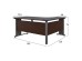 ΣΕΤ ΓΡΑΦΕΙΟΥ 2ΤΜΧ ΣΕ ΧΡΩΜΑ WENGE HM10206.02L ΣΕΤ ΓΡΑΦΕΙΟΥ 2ΤΜΧ ΣΕ ΧΡΩΜΑ WENGE HM10206.02L