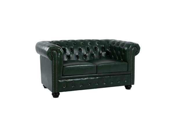 ΚΑΝΑΠΕΣ 2ΘΕΣΙΟΣ T.CHESTERFIELD HM3010.08 ΤΕΧΝΟΔΕΡΜΑ ΚΥΠΑΡΙΣΣΙ 150x90x72 εκ.