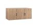 ΠΑΤΑΡΙ 3ΦΥΛΛΗΣ ΝΤΟΥΛΑΠΑΣ CARLY HM385.02 ΣΕ ΧΡΩΜΑ SONAMA 150X55Χ60Υεκ.