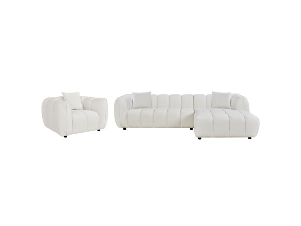 ΣΕΤ ΚΑΝΑΠΕΣ ΓΩΝΙΑ (ΔΕΞΙΑ)-ΠΟΛΥΘΡΟΝΑ LOUNGE LYKKE HM10820.02R ΕΚΡΟΥ ΥΦΑΣΜΑ ΣΕΤ ΚΑΝΑΠΕΣ ΓΩΝΙΑ (ΔΕΞΙΑ)-ΠΟΛΥΘΡΟΝΑ LOUNGE LYKKE HM10820.02R ΕΚΡΟΥ ΥΦΑΣΜΑ