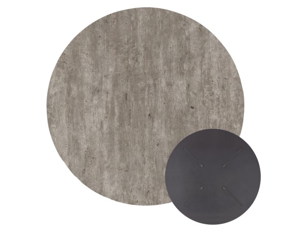 ΕΠΙΦΑΝΕΙΑ ΤΡΑΠΕΖΙΟΥ HPL ΣΤΡΟΓΓΥΛΗ HM5842.37 CONCRETE Φ70εκ. ΕΠΙΦΑΝΕΙΑ ΤΡΑΠΕΖΙΟΥ HPL ΣΤΡΟΓΓΥΛΗ HM5842.37 CONCRETE Φ70εκ.