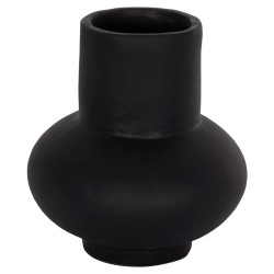 ΕΠΙΤΡΑΠΕΖΙΟ ΔΙΑΚΟΣΜΗΤΙΚΟ ΒΑΖΟ LEMA HM4664.01S ΤΕΡΑΚΟΤΑ ΣΕ ΜΑΥΡΟ--Φ22x22Υεκ.