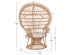 ΠΟΛΥΘΡΟΝΑ ROYAL PEACOCK HM9342 RATTAN ΣΕ ΦΥΣΙΚΟ-ΜΑΞΙΛΑΡΙ ΜΠΕΖ 114x72x150Yεκ. ΠΟΛΥΘΡΟΝΑ ROYAL PEACOCK HM9342 RATTAN ΣΕ ΦΥΣΙΚΟ-ΜΑΞΙΛΑΡΙ ΜΠΕΖ 114x72x150Yεκ.