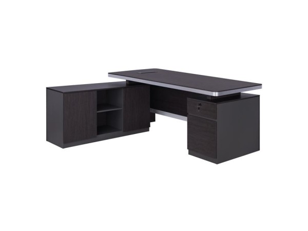 ΕΠΑΓΓΕΛΜΑΤΙΚΟ ΓΡΑΦΕΙΟ ΑΡΙΣΤΕΡΗ ΓΩΝΙΑ HM2092L ROSEWOOD 180X160X76Y εκ.